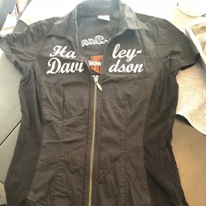 Harley Davidson zIp up. EUC, worn once. Size L